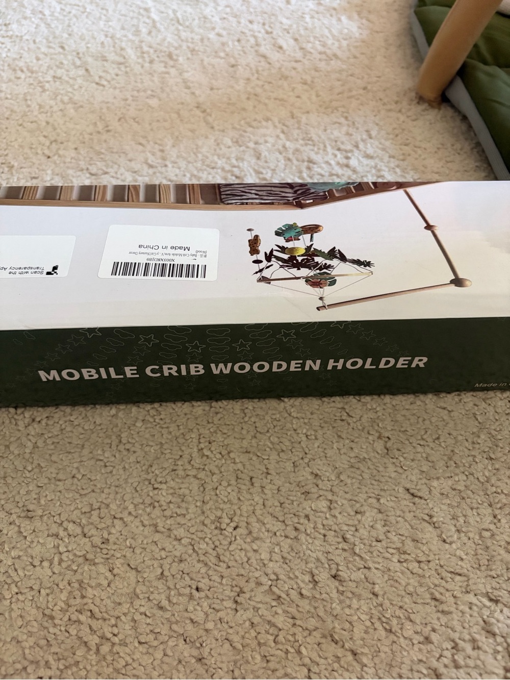 Mobile Crib Wooden Holder